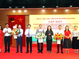 Đảng ủy phường Xuân Phương tổ chức Gặp mặt kỷ niệm ngày truyền thống các Ban xây dựng Đảng, Uỷ ban kiểm tra, Văn phòng cấp ủy