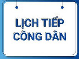 Lịch tiếp dân định kỳ của đồng chí Bí thư Đảng ủy, ngày 13/10/2025