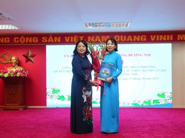 Ra mắt Công đoàn phường Dương Nội trực thuộc Liên đoàn lao động TP Hà Nội