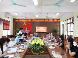 Ban Kinh tế - Ngân sách Hội đồng nhân dân xã Phú Nghĩa giám sát giám sát tại trường Tiểu học Phú Nghĩa