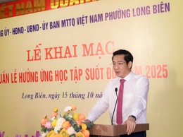 Phường Long Biên phát động Tuần lễ học tập suốt đời năm 2025