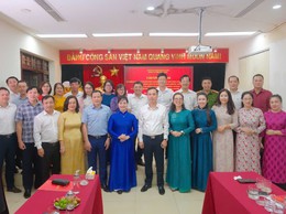 PHƯỜNG LÁNG TỔ CHỨC GẶP MẶT KỶ NIỆM CÁC NGÀY TRUYỀN THỐNG NGÀNH XÂY DỰNG ĐẢNG, DÂN VẬN, KIỂM TRA VÀ VĂN PHÒNG CẤP ỦY