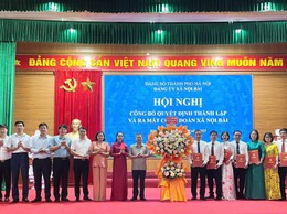 CÔNG BỐ QUYẾT ĐỊNH THÀNH LẬP VÀ RA MẮT CÔNG ĐOÀN XÃ NỘI BÀI