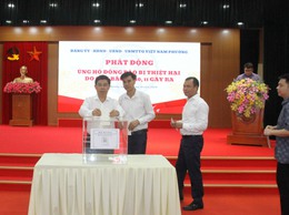 Phường Xuân Phương phát động ủng hộ đồng bão vùng lũ