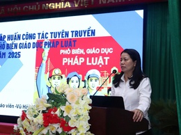 Ủy ban MTTQ Việt Nam Thành phố Hà Nội tập huấn tuyên truyền, phổ biến, giáo dục pháp luật tại xã Thuận An