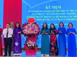 Hội Liên hiệp phụ nữ phường Tây Tựu gặp mặt kỷ niệm 95 năm Ngày thành lập Hội LHPN Việt Nam