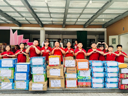 Trường Tiểu học Tân Mai chung tay ủng hộ đồng bào vùng lũ phía Bắc