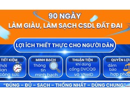 Kế hoạch Triển khai chiến dịch “làm giàu, làm sạch cơ sở dữ liệu quốc gia về đất đai.