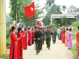 Trường sĩ quan Lục Quân I, Thực hiện nhiệm vụ Hành quân dã ngoại làm công tác dân vận trên địa bàn xã Yên Xuân