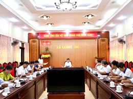 Xã Quảng Oai tổ chức hội nghị triển khai công tác quản lý nhà nước về “tín ngưỡng, tôn giáo” và bình xét danh hiệu “Gia đình văn hóa”, “Thôn văn hóa” năm 2025