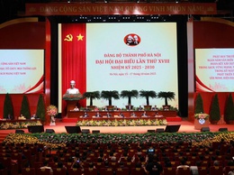 Ban Chấp hành Đảng bộ thành phố Hà Nội khóa XVIII, nhiệm kỳ 2025-2030.