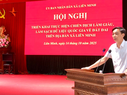 Hội nghị triển khai kế hoạch thực hiện chiến dịch làm giàu, làm sạch dữ liệu Quốc gia về đất đai trên địa bàn