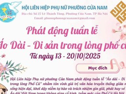 PHÁT ĐỘNG TUẦN LỄ “ÁO DÀI – DI SẢN TRONG LÒNG PHỐ CŨ”