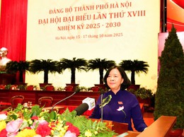 Đại hội đại biểu Đảng bộ thành phố Hà Nội lần thứ XVIII hoàn thành phiên trù bị