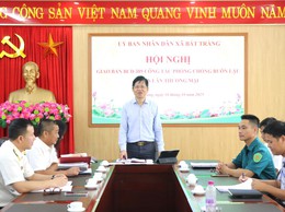 Bát Tràng giao ban Ban chỉ đạo 389 công tác phòng chống buôn lậu, gian lận thương mại