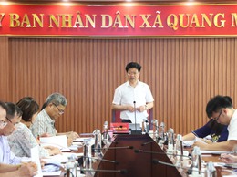 Phó Chủ tịch UBND xã Quang Minh Phạm Anh Tuấn chủ trì hội nghị triển khai kế hoạch tổ chức Đại hội TDTT xã Quang Minh lần thứ I, năm 2025