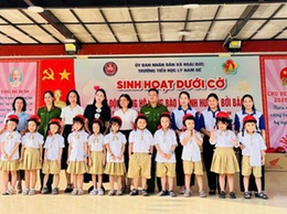 Công an xã Hoài Đức tuyên truyền phổ biến pháp luật, kỹ năng Phòng cháy chữa cháy và Cứu nạn cứu hộ