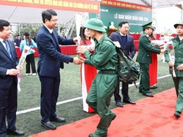 Hoài Đức quyết tâm hoàn thành 100% chỉ tiêu tuyển chọn, gọi công dân nhập ngũ và thực hiện nghĩa vụ tham gia Công an nhân dân năm 2026