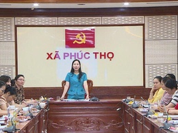 Hội LHPN xã Phúc Thọ thông qua Quy chế làm việc và Chương trình hoạt động toàn khóa, nhiệm kỳ 2025–2030