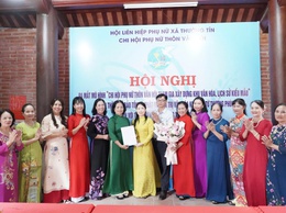 Hội LHPN xã Thường Tín ra mắt mô hình 