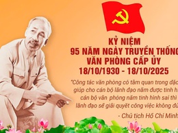 Kỷ niệm 95 năm ngày truyền thống văn phòng cấp ủy