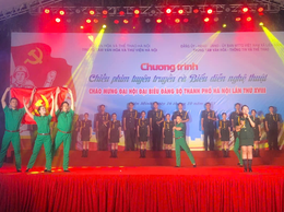 Chương trình nghệ thuật chào mừng Đại hội đại biểu thành phố Hà nội nhiệm kỳ 2025-2030
