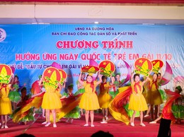 Chương trình hưởng ứng ngày Quốc tế trẻ em gái 11/10/2025 Với chủ đề “Đầu tư cho trẻ em gái vì hạnh phúc gia đình, vì tương lai đất nước”