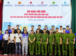 Công an phường Đống Đa tuyên truyền phòng chống tội phạm trong học đường