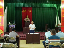 Giám sát công tác môi trường tại thôn Nội