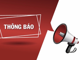 Thông báo niêm yết công khai hồ sơ
