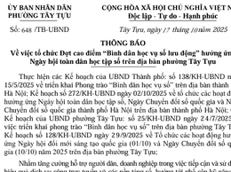 Phường Tây Tựu tổ chức Đợt cao điểm “Bình dân học vụ số lưu động” hưởng ứng Ngày hội toàn dân học tập số