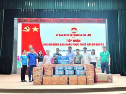 PHƯỜNG HOÀNG MAI CHIA SẺ KHÓ KHĂN VỚI NHÂN DÂN ĐỊA PHƯƠNG CHỊU ẢNH HƯỞNG CƠN BÃO SỐ 11 VÀ MƯA LŨ