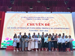 Tập huấn kỹ năng an toàn, kỹ năng sống trong các cơ sở giáo dục năm học 2025-2026