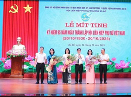 Mít tinh kỷ niệm 95 năm ngày thành lập Hội liên hiệp phụ nữ Việt Nam (20/10/1930 – 20/10/2025)