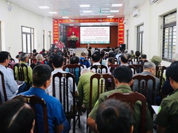 Xã Hòa Xá tổ chức tập huấn tuyên truyền Luật Phòng, chống mua bán người và hỗ trợ nạn nhân