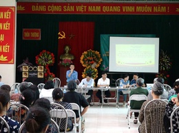 XÃ BÌNH MINH TỔ CHỨC HỘI NGHỊ TRIỂN KHAI CÔNG TÁC GIẢI PHÓNG MẶT BẰNG PHỤC VỤ DỰ ÁN KHU ĐÔ THỊ MỸ HƯNG VÀ KHU ĐÔ THỊ THANH HÀ A, B