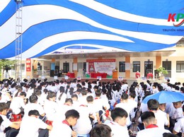 Xã Kiều Phú phối hợp với Sở tư pháp thành phố Hà Nội tổ chức tuyên truyền phổ biến giáo dục pháp luật cho học sinh khối THCS