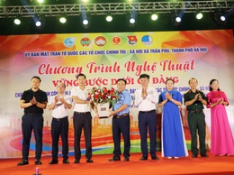 Chương trình Nghệ thuật “VỮNG BƯỚC DƯỚI CỜ ĐẢNG” thành công rực rỡ.