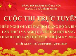 CHƯƠNG TRÌNH BIỂU DIỄN NGHỆ THUẬT CHÀO MỪNG THÀNH CÔNG ĐẠI HỘI ĐẢNG BỘ THÀNH PHỐ HÀ NỘI