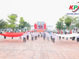Xã Kiều Phú sơ duyệt diễu hành và đồng diễn chuẩn bị cho Khai mạc, Bế mạc Đại hội TDTT xã lần thứ I năm 2025