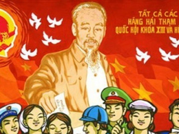 Triển lãm tranh cổ động tấm lớn kỷ niệm 80 năm Ngày Tổng tuyển cử đầu tiên bầu Quốc hội Việt Nam