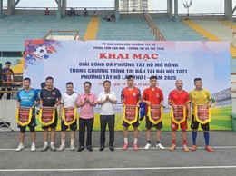 UBND phường Tây Hồ tổ chức thành công giải bóng đá phường mở rộng