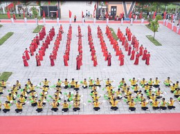 Gần 1.000 người tham gia Đại hội thể dục - thể thao xã Ứng Thiên