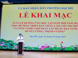 Phường Đại Mỗ khai mạc tuần lễ Học tập suốt đời năm 2025