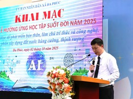 UBND xã Đa Phúc tổ chức Lễ khai mạc Tuần lễ học tập suốt đời năm 2025