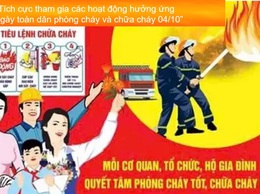 BÀI TUYÊN TRUYỀN   NGÀY TOÀN DÂN PHÒNG CHÁY VÀ CHỮA CHÁY” (04/10)