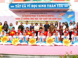 Phường Yên Sở tổ chức lễ khai mạc và phát động tuần lễ hưởng ứng học tập suốt đời năm 2025
