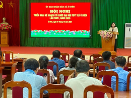 UBND xã triển khai Kế hoạch tổ chức Đại hội TDTT xã Ô Diên lần I, năm 2025
