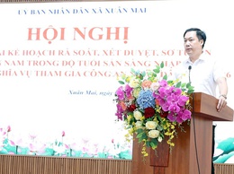 Xuân Mai triển khai kế hoạch rà soát, xét duyệt, sơ tuyển nam công dân trong độ tuổi sẵn sàng nhập ngũ, thực hiện nghĩa vụ tham gia Công an nhân dân năm 2026