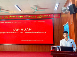 Tập huấn bồi dưỡng nghiệp vụ công tác xây dựng Đảng năm 2025